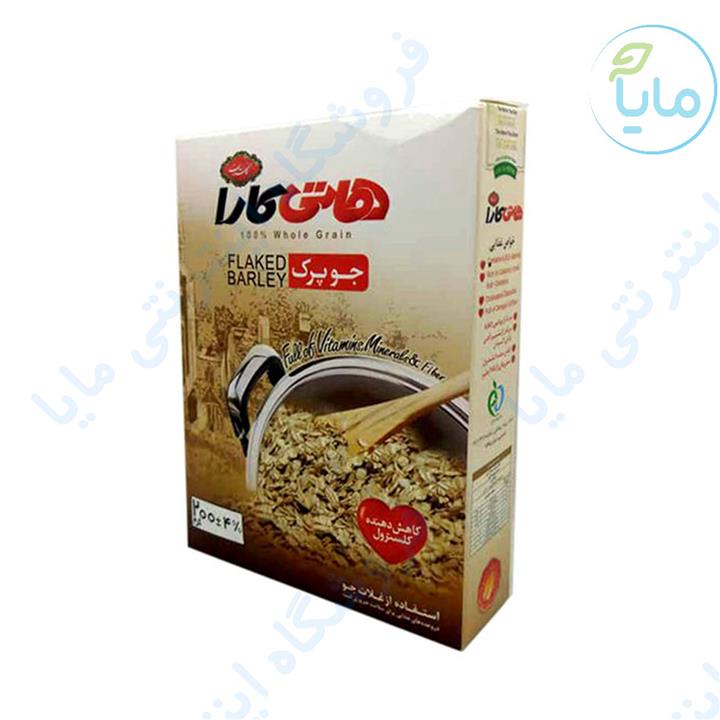 جو دو سر پرک هاتی کارا مقدار 200 گرم Hoti Kara Rolled Oats 200gr